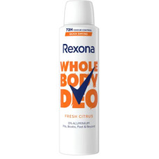 Дезодорант-аэрозоль для всего тела Rexona Цитрусовая свежесть, 150 мл